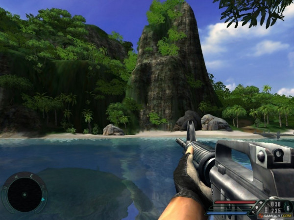 Water and greenery in Far Cry.
