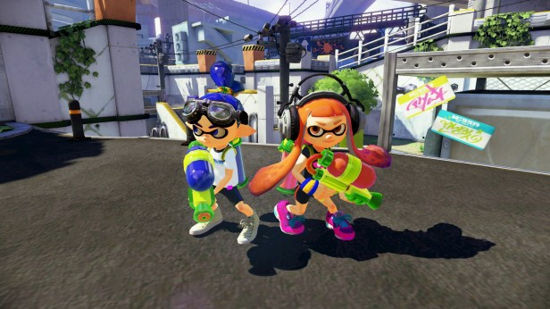Inkling Boy and Inkling Girl from Splatoon.