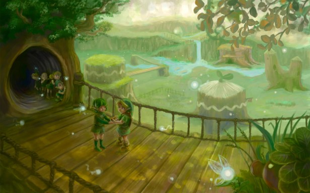Legend of Zelda Leaving The Forest