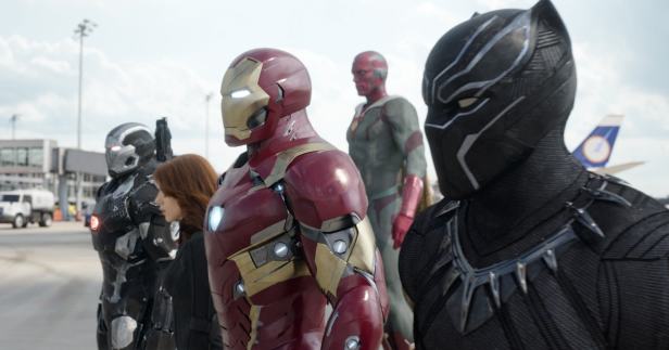 Team Iron Man in Captain America: Civil War.