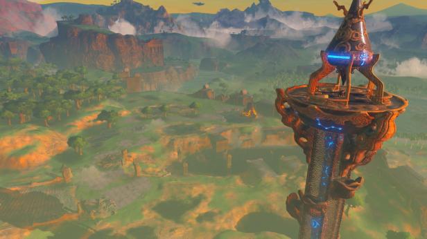 A vista from Zelda: Breath of the Wild