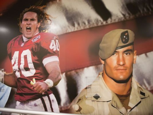 The late Pat Tillman of the Arizona Cardinal.