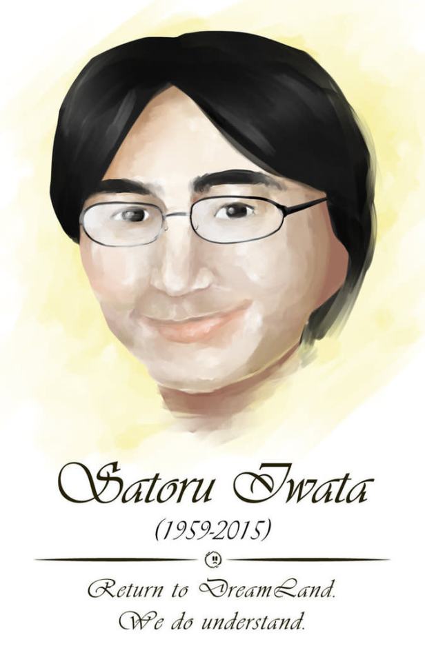 A drawing of Satoru Iwata: 1959-2015