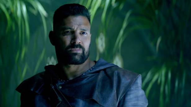 Manu Bennett as the druid Allanon.