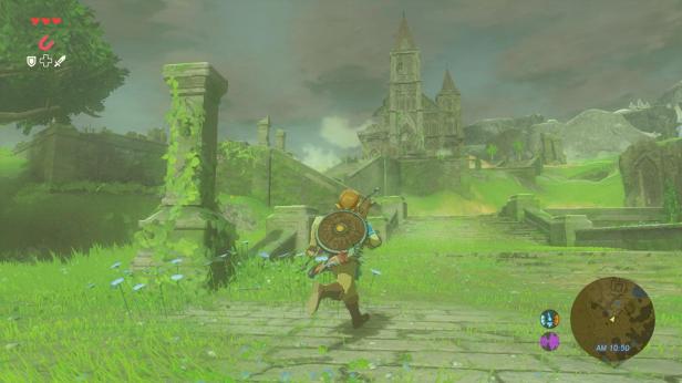 Ruins in Zelda: Breath of the Wild.
