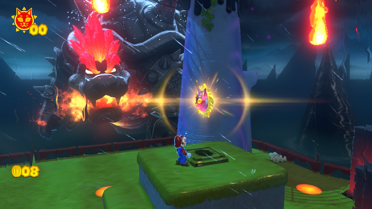 …until Bowser shows up. Only the Cat Shines can help.